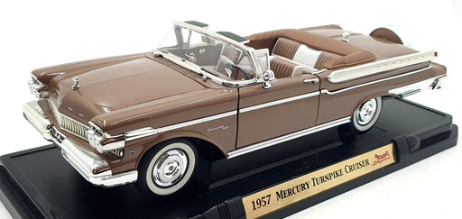Road Signature 1/18 Scale Diecast 92578 - 1957 Mercury Turnpike Cruiser - Brown