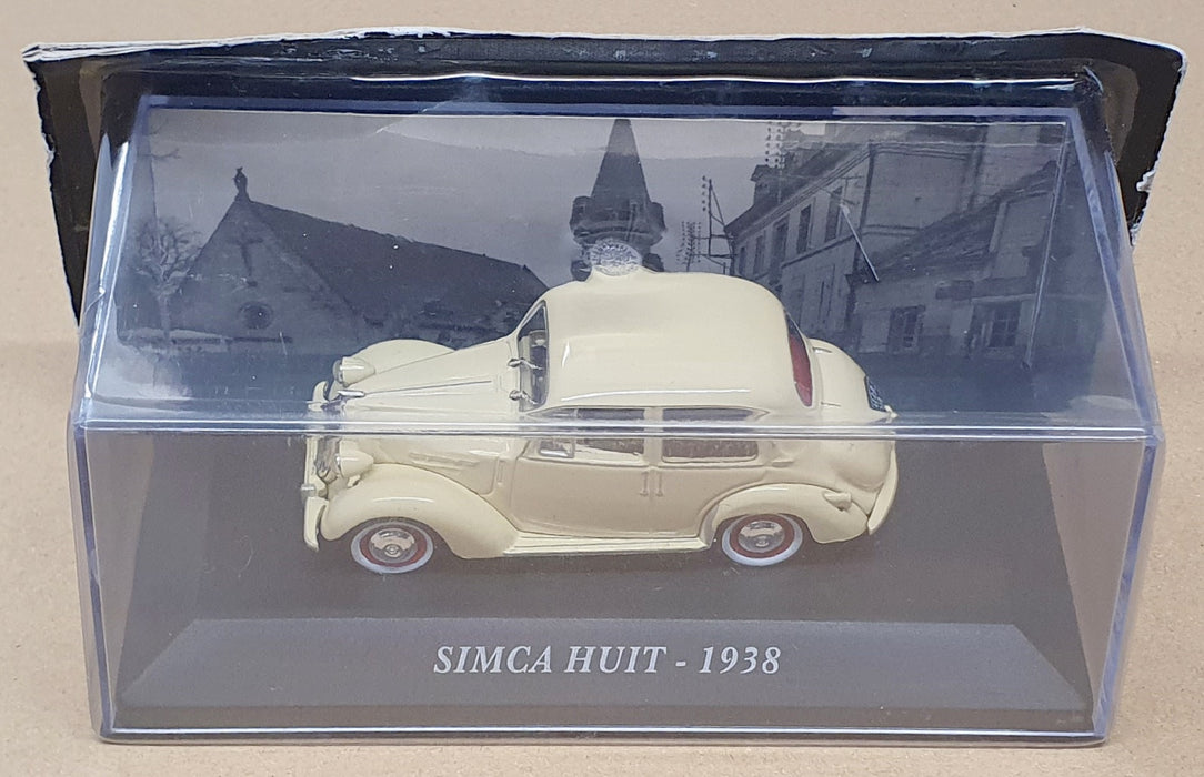 Altaya 1/43 Scale Diecast 71025G - 1938 Simca Huit - Lt. Beige