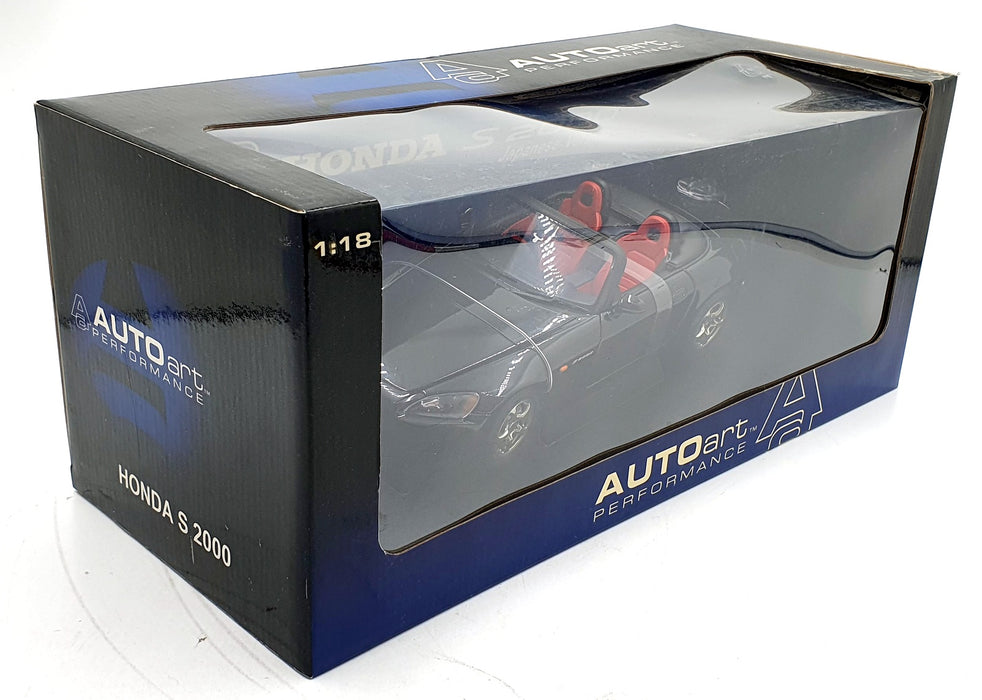 Autoart 1/18 Scale 73210 - Honda S 2000 Japanese Version - Black