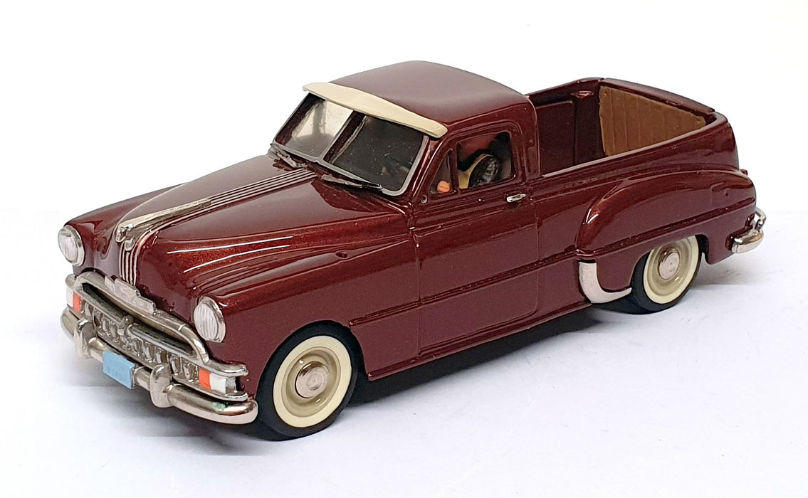R&J Miniatures 1/43 Scale RJM001 - 1949 Pontiac Pick Up Truck - Met Brown