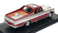 Schuco 1/43 Scale 45 089 0900 - Mercedes Benz 600 Pickup Truck - Silver/Red