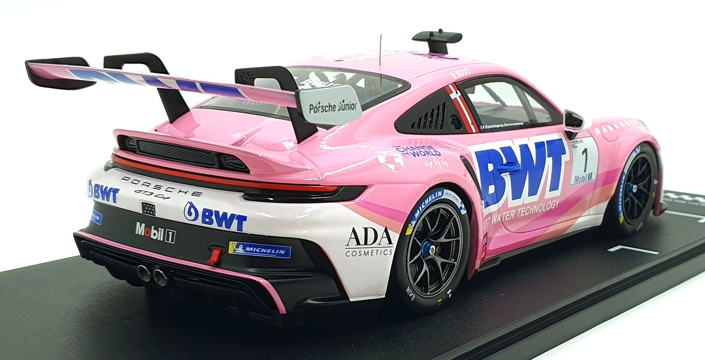 IXO 1/18 Scale LEGT18-23CUP002 Porsche 911 GT3 Cup #1 Bastian Buus Champion 2023