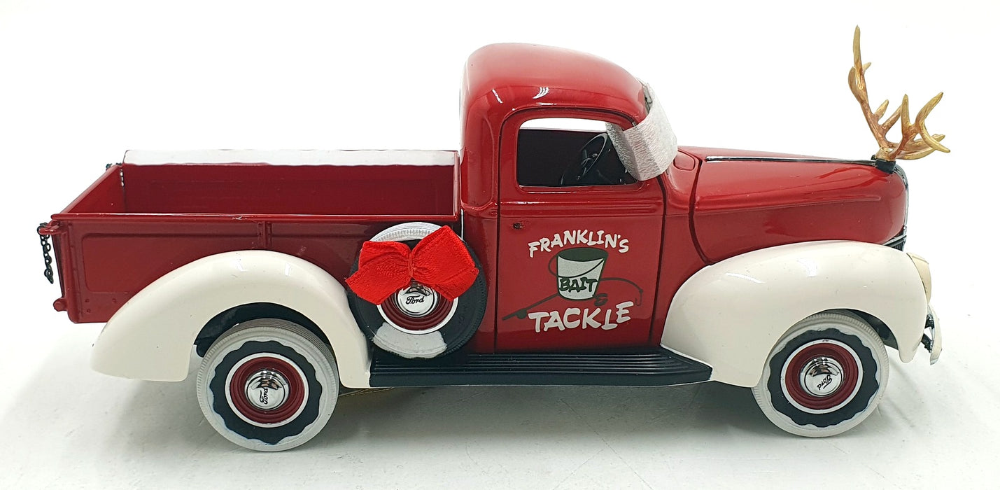 Franklin Mint 1/24 Scale B11YQ20 - 1999 Christmas Truck 1940 Ford - Red