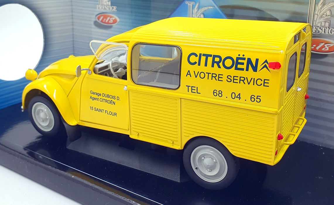 Solido 1/18 Scale Diecast 8423 - Citroen 2CV Camionnette - Yellow