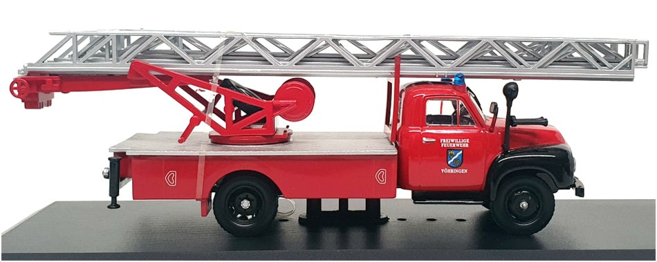 Eaglemoss 1/43 Scale OP01R - 1952-60 Opel Blitz Feuerwehr Fire Engine - Red