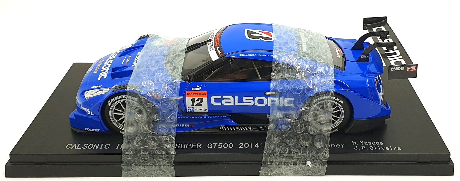 EBBRO 1/18 Scale Resin 81017 Nissan GTR Calsonic Impul #12 2014