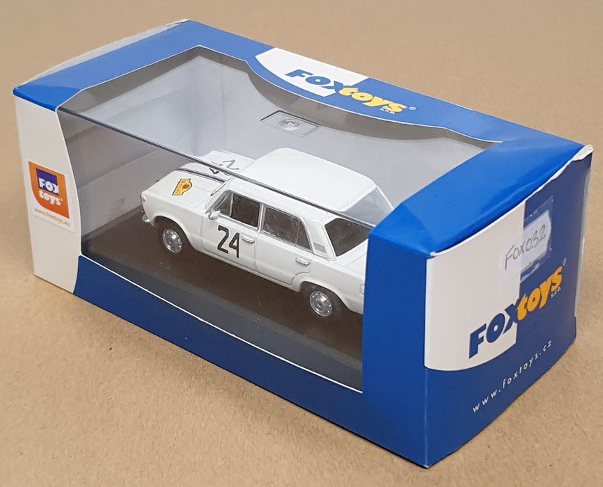 Foxtoys 1/43 Scale FOX032 - Fiat 125p #24 Warsaw Rally Car - White