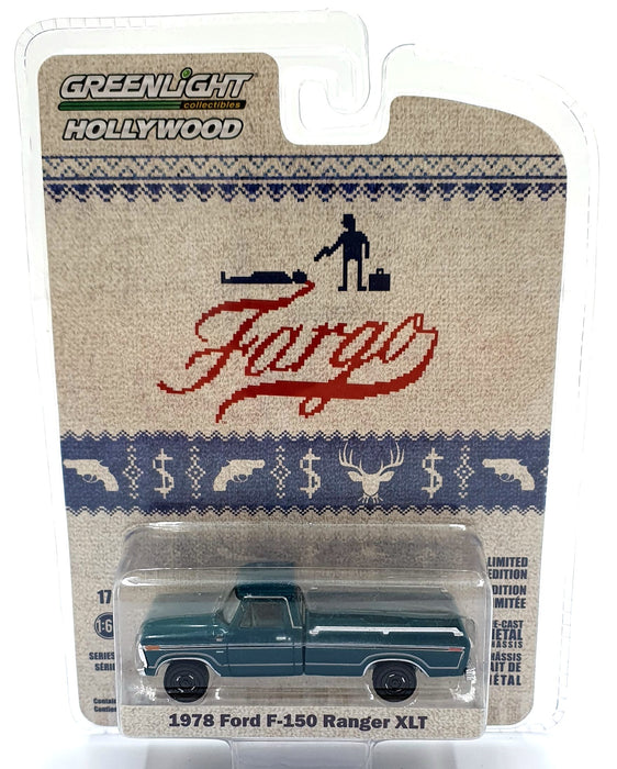 Greenlight 1/64 Scale 44950-E - 1978 Ford F-150 Ranger XLT - Green