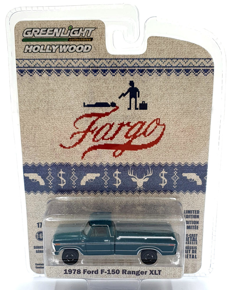 Greenlight 1/64 Scale 44950-E - 1978 Ford F-150 Ranger XLT - Green