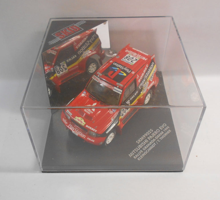 Skid 1/43 Scale Diecast Model SKM99025 MITSUBISHI PAJERO EVO KLIENSCHMIDT 1999