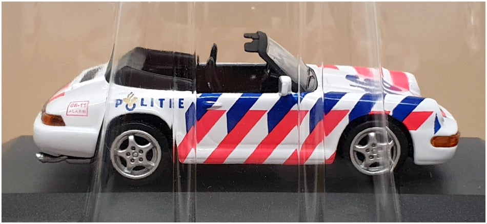 Altaya 1/43 Scale 3424B - Porsche 911 (Netherlands Politie) 1993 White/Red/Blue