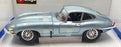 Burago 1/18 Scale Diecast 18-12044 - Jaguar E Type Coupe 1961 - Silver/Blue