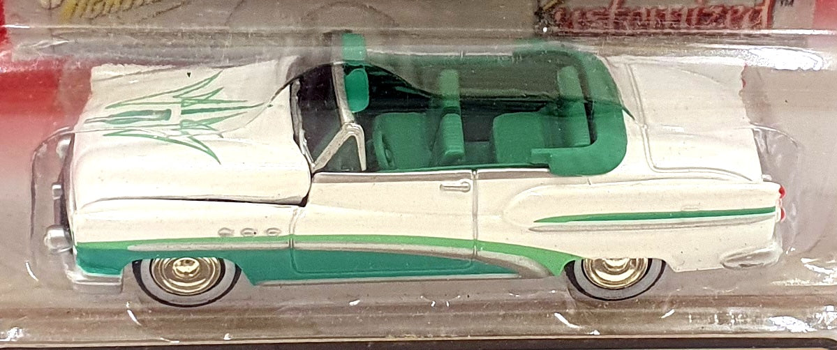 Johnny Lightning 1/64 Scale 375-08 - 1953 Buick Super - White/Green