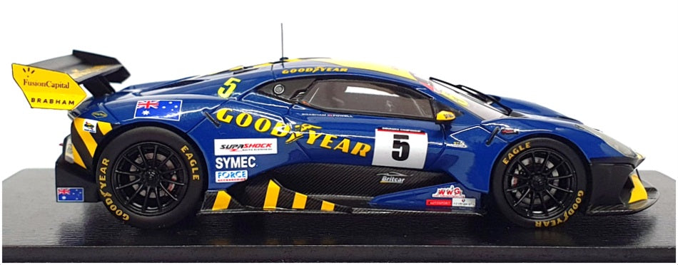 Spark Model 1/43 Scale S8110 - Brabham BT62 Goodyear #5 - Blue/Yellow