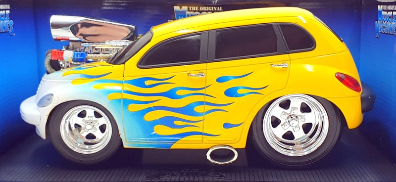 Muscle Machines 1/18 Scale Model 61190 - 2000 Chrysler PT Cruiser - Yellow