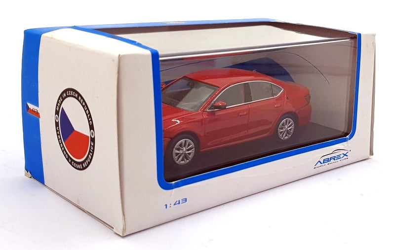 Abrex 1/43 Scale Diecast 143AB-036B - 2020 Skoda Octavia IV - Red
