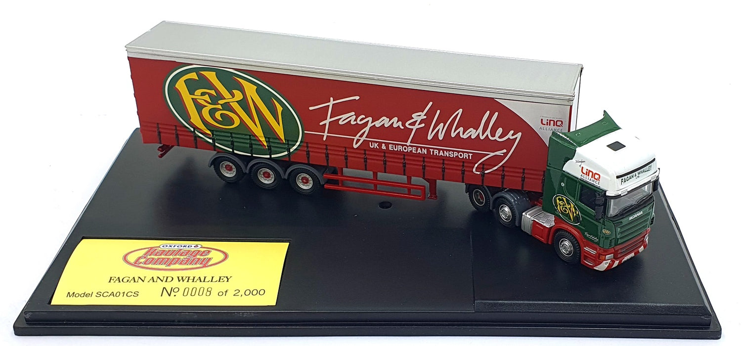 Oxford Diecast 1/76 Scale SCA01CS - Scania R420 Fagan & Whalley Ltd.