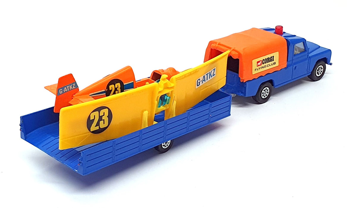 Corgi Toys Original Gift Set 19 Land Rover Nipper Aircraft & Trailer Blue/Orange