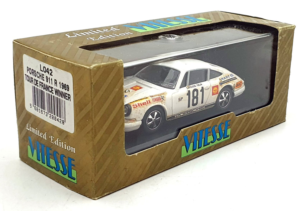 Vitesse 1/43 Scale L042 - Porsche 911 R #181 1st Tour De France 1969