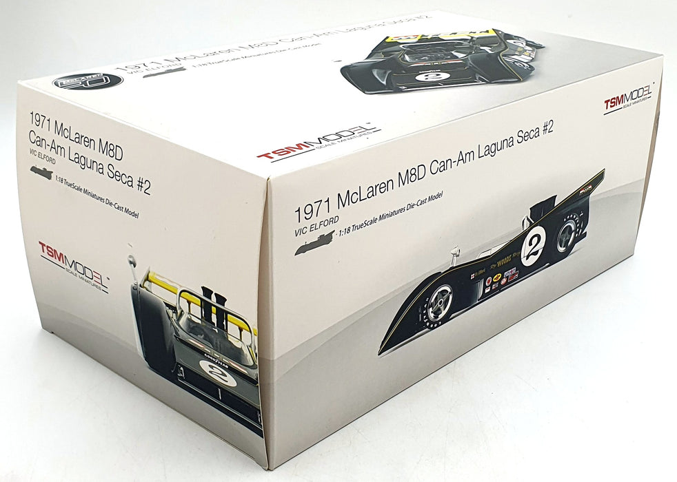 TSM 1/18 Scale TSM131808 - McLaren M8D Can-Am Laguna Seca #2 1971