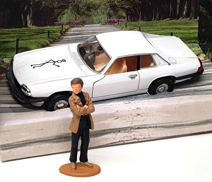 Corgi 11.5cm Long Diecast 57404 Return Of The Saint Jaguar XJS + Figure - White