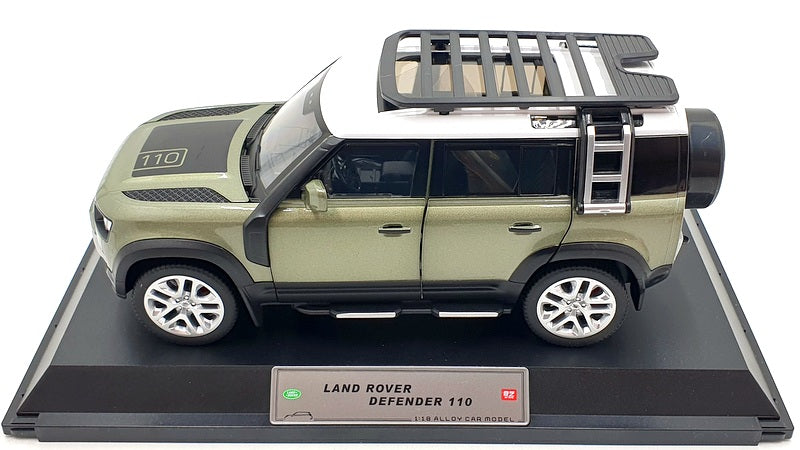 QY Toys 1/18 Scale Q1002A - Land Rover Defender 110 - Green