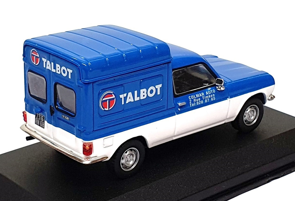 Altaya 1/43 Scale 9921S - 1979 Talbot 1100 VF2 Van - Blue / White
