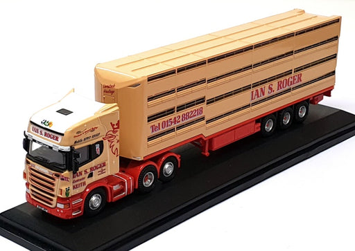 Oxford Diecast 1/76 Scale 76SCA02LT - Scania Livestock Transporter Ian S. Roger