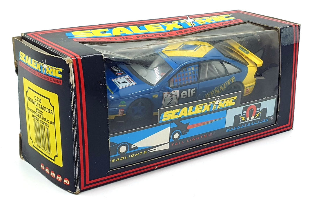 Scalextric 1/32 Scale Slotcar C535 - Renault Laguna BTCC #2 - Blue