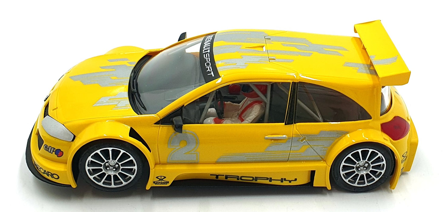 Ninco 1/32 Scale Slot Car 50391 - Renault Megane Trophy Showcar #2 Yellow