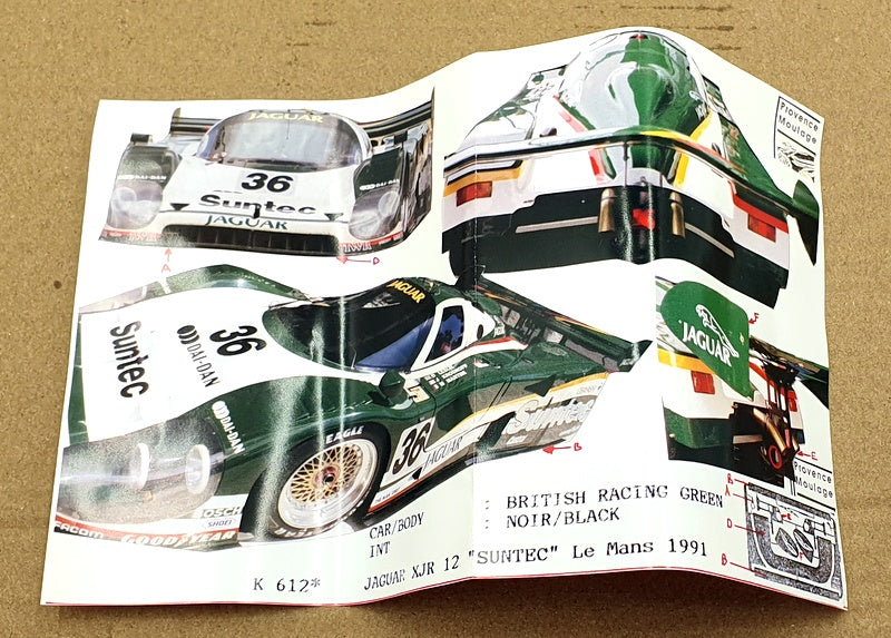 Provence Moulage 1/43 Scale Kit K612 - Jaguar XJR 12 Suntec Le Mans 1991