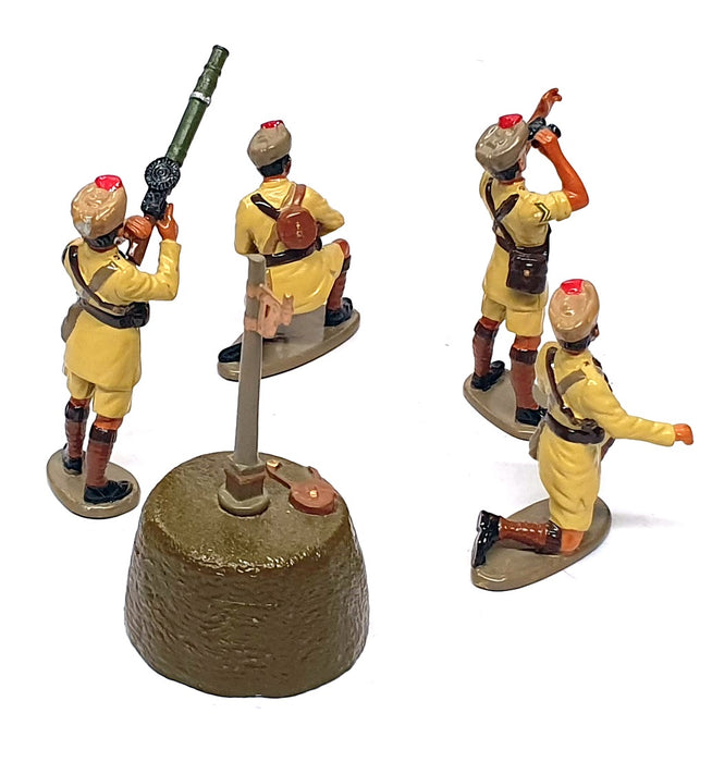 Charles Biggs 60mm Metal Soldiers 9910 - Indian Lewis Gun Section (JAT) 1914-18