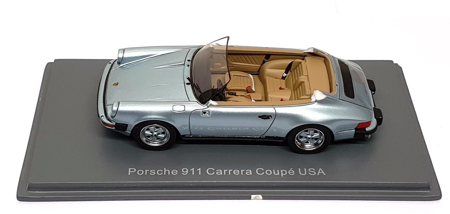 Neo 1/43 Scale NEO43240 - Porsche 911 Carrera Coupe USA - Met. Lt. Blue