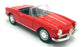 Ricko 1/18 Scale Diecast 22426W - 1959 Alfa Romeo Giulietta Spyder - Red