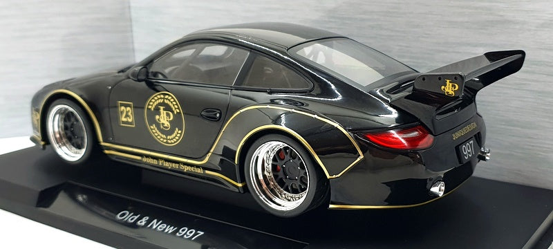 Model Car Group 1/18 Scale MCG18326 - Porsche Old and New 997 - Black/Gold #23