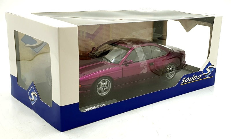 Solido 1/18 Scale S1807006 - 1991 BMW 850 CSI (E31) - Daytona Violet