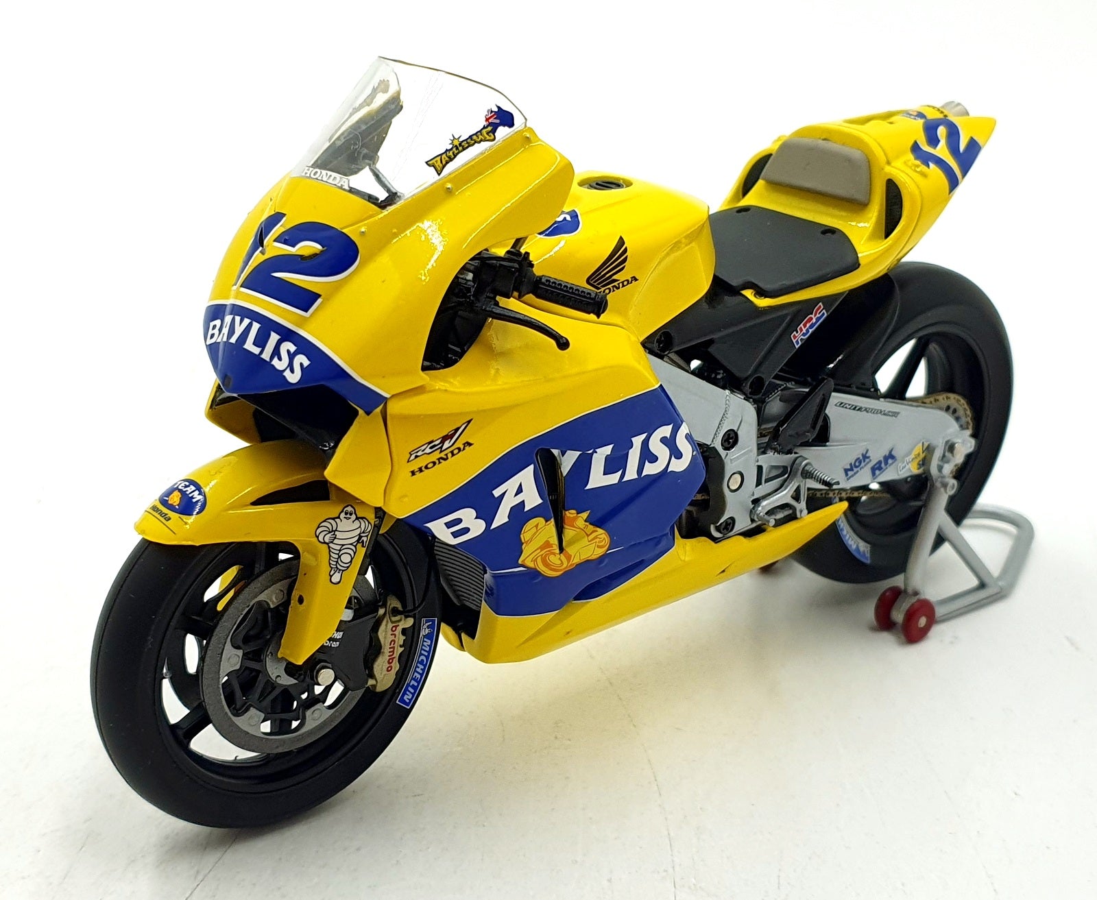 Minichamps 1/12 Scale Diecast 122 051012 Honda RC211V Camel T.Bayliss 2005