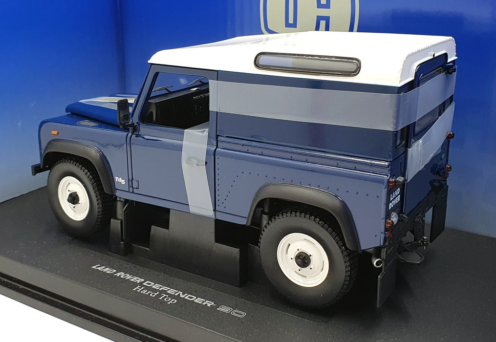 Universal Hobbies 1/18 Scale 3841 - Land Rover Defender 90 Hard Top - Blue