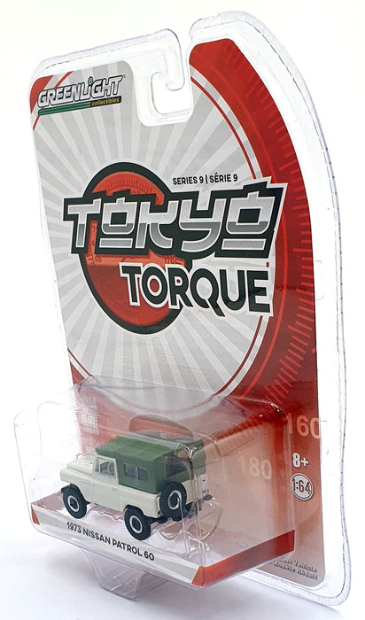 Greenlight 1/64 Scale 47070-D - 1973 Nissan Patrol 60 - White/Green
