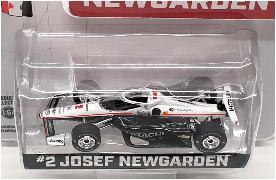 Greenlight 1/64 Scale 11596 - NTT Indycar Series #2 J. Newgarden - Black/White