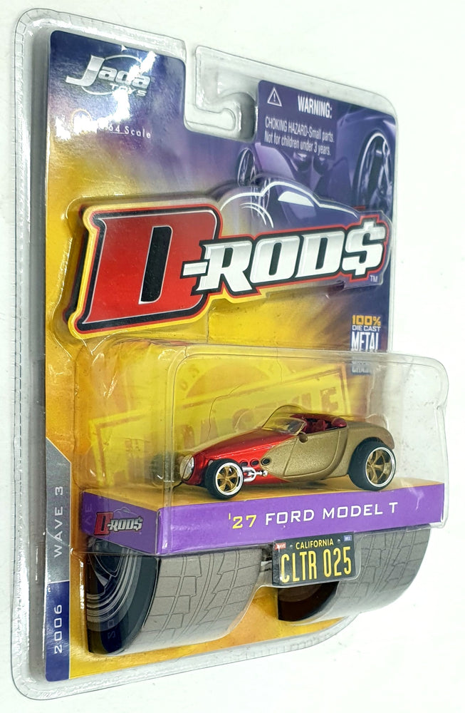 Jada1/64 Scale Diecast 12039 - 1927 Ford Model T D Rods - Met. Red