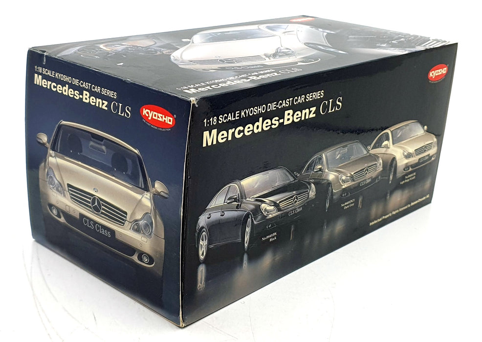 Kyosho 1/18 Scale Diecast 08401BK - Mercedes Benz CLS - Black