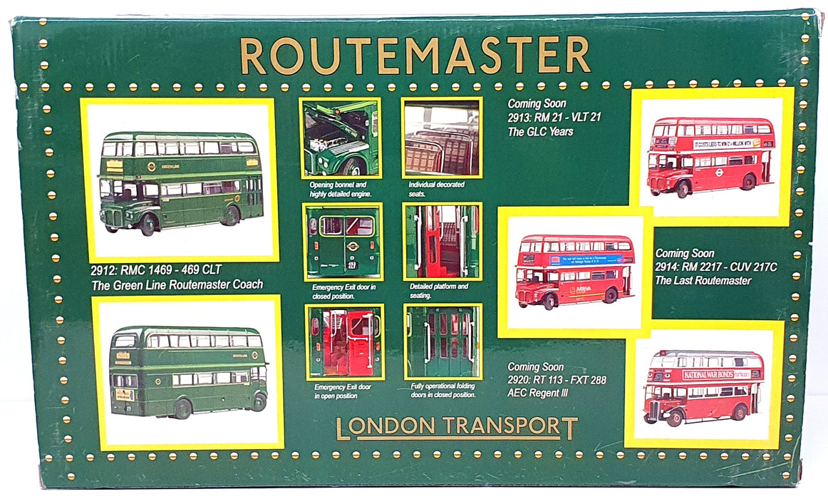 Sun Star 1/24 Scale 2912 AEC RMC Green Line Routemaster London Bus 715 Guildford