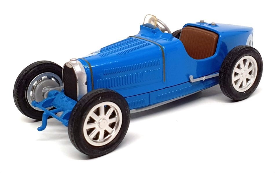 Matchbox 11cm Long Diecast Y11 - 1932 Bugatti Type 51 Race Car #4 - Blue
