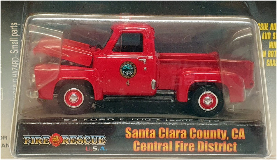 Racing Champions 1/64 Scale 94720 - 1953 Ford F-100 Santa Clara - Red