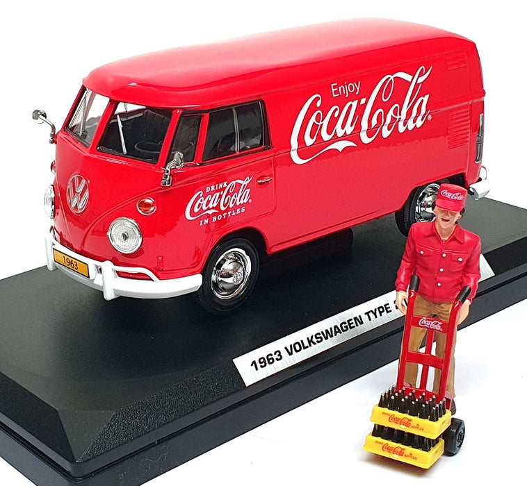 Motor City Classics 1/24 Scale 424062 - 1963 VW Type 2 (T1) Cargo Van Coca-Cola