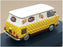Altaya 1/43 Scale 20624N - 1957 Fiat 600 Van (Tre Rossi) Cream/Yellow