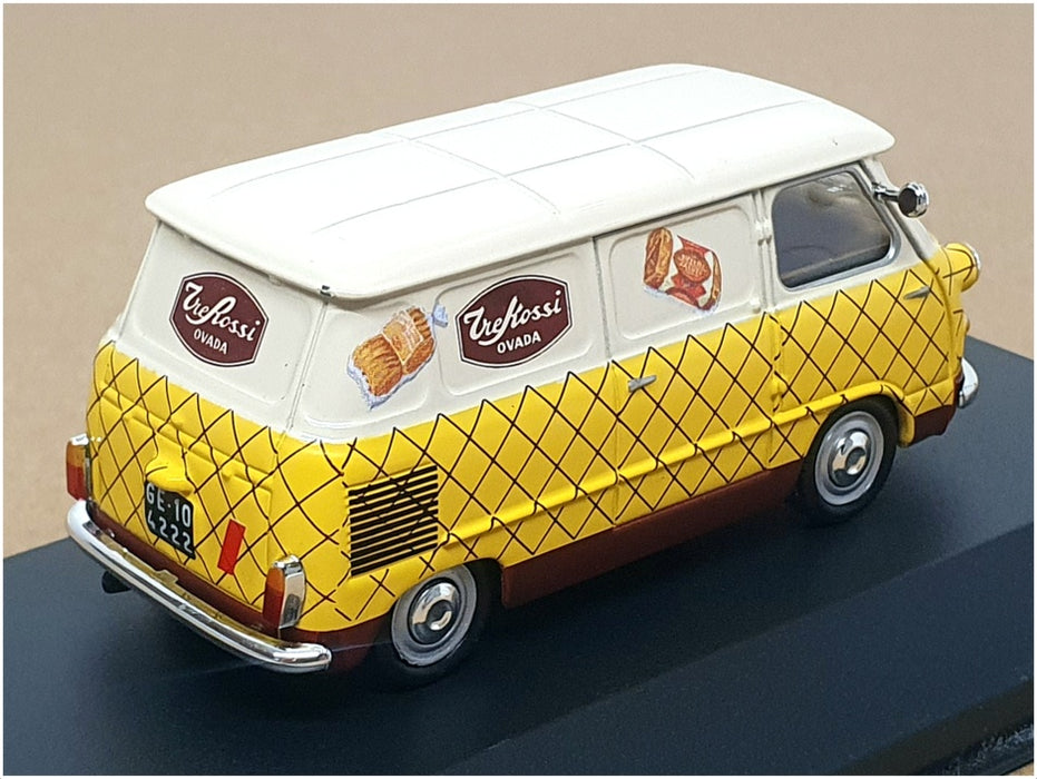 Altaya 1/43 Scale 20624N - 1957 Fiat 600 Van (Tre Rossi) Cream/Yellow