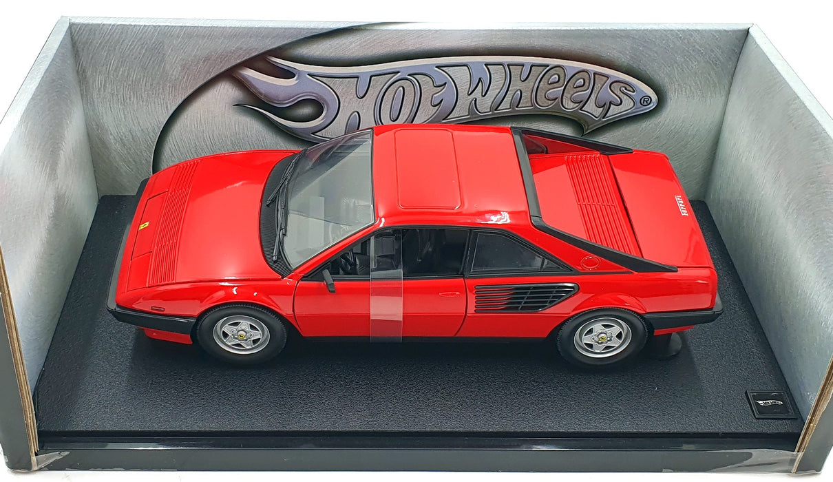 FERRARI MONDIAL 8 rouge au 1/18 SUPER ELITE d HOT WHEELS L7119 voiture miniature FERRARI MONDIAL 8 rouge au 1/18 SUPER ELITE d HOT WHEELS L7119 voiture miniature