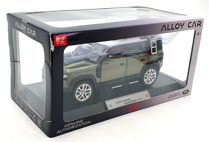 QY Toys 1/18 Scale Q1002A - Land Rover Defender 110 - Green